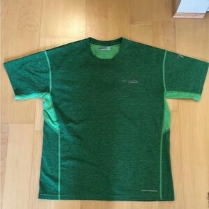 Columbia Green Short Sleeve Men's Tee